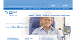 Desktop Screenshot of fresenius-kabi.de